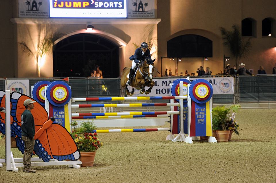 Rich Fellers and Flexible. Photo courtesy of the Del Mar National Horse Show. 