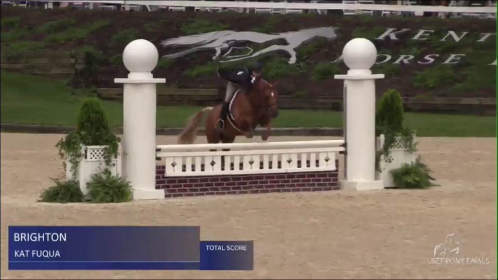 WATCH: Kat Fuqua & Brighton Shine Bright at USEF Pony Finals - Jumper ...