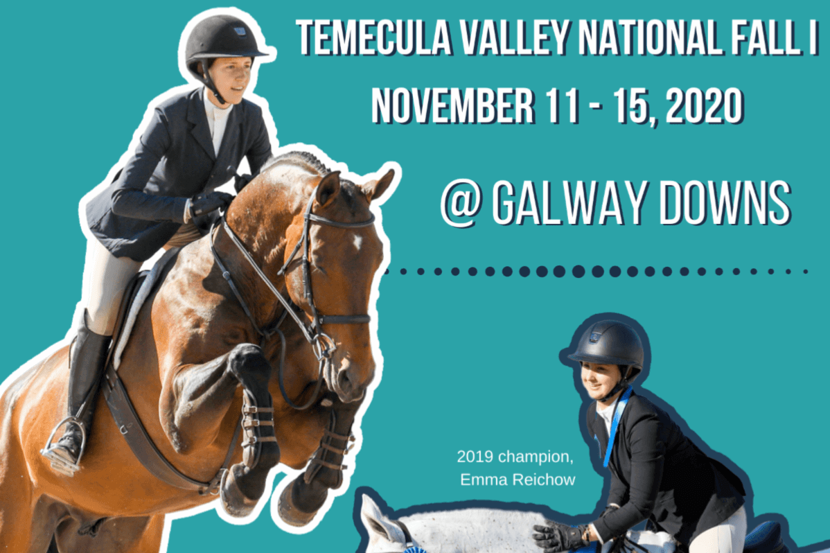 CPHA Foundation WCE Medal Final Coming to Nilforushan Equisport Events' Temecula Valley National